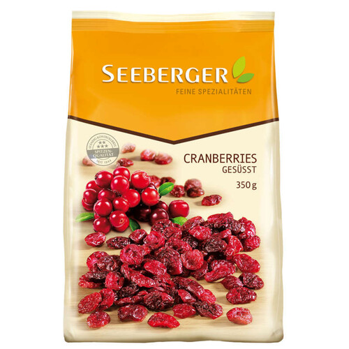 Cranberries séchées, Seeberger (125 g)  La Belle Vie : Courses en Ligne -  Livraison à Domicile