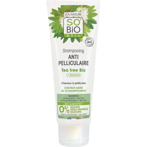 SO'BiO Étic Shampooing Anti Pelliculaire au Tea Tree 250ml