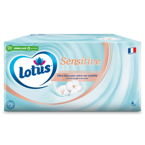 Lotus Mouchoirs Boîte Sensitive