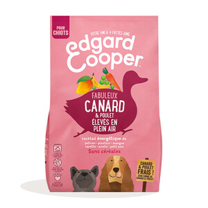 Edgard&Cooper Croquettes Chiot Edgard & Cooper Naturelles Sans Céréales Canard & Poulet Frais - 1Kg 1Kg