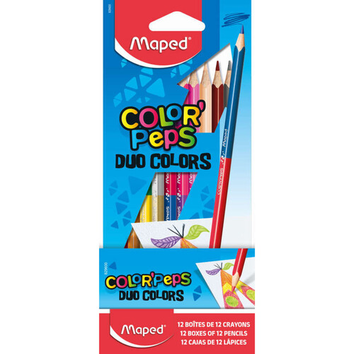 Maped Color Peps Crayons De Couleurs X12