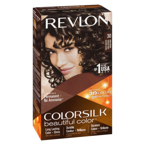 Revlon Coloration Permanente Châtain Foncé 30 - Colorsilk Beautiful Color 30ml