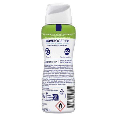 Rexona déodorant spray anti-transpirant compressé invisible 100ml