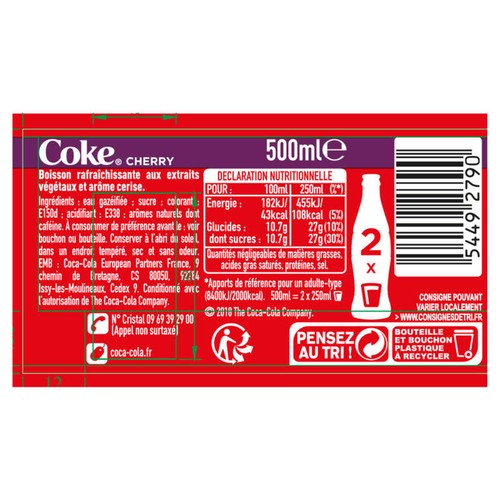 Coca-Cola Cherry 50cl
