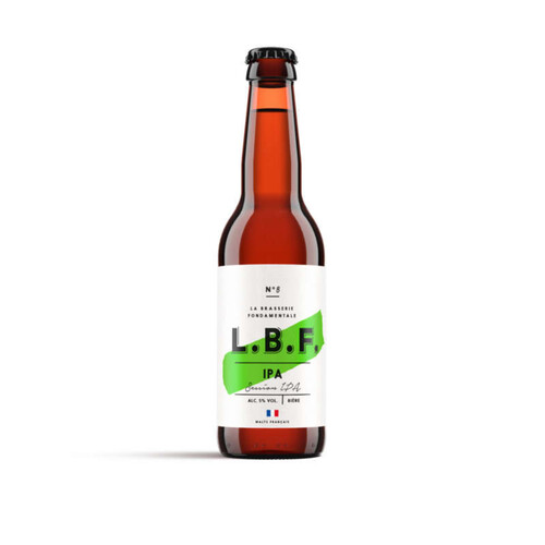 L.B.F bière ipa 5% vol 33cl