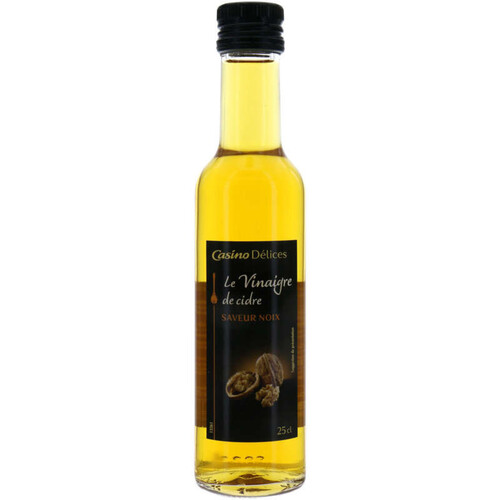 Casino Delices Vinaigre de cidre - Saveur noix - 25cl