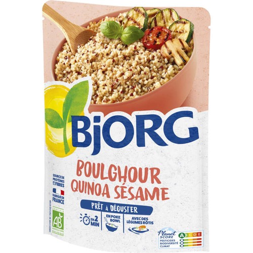 Bjorg Boulghour, Quinoa Et Sésame, Bio 250g
