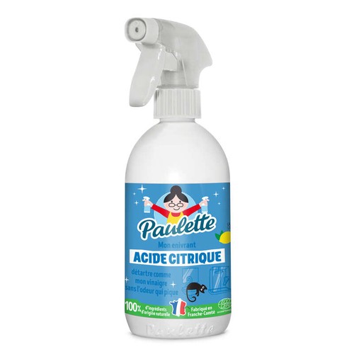 Paulette Spray Acide Citrique Ecocert 500ml
