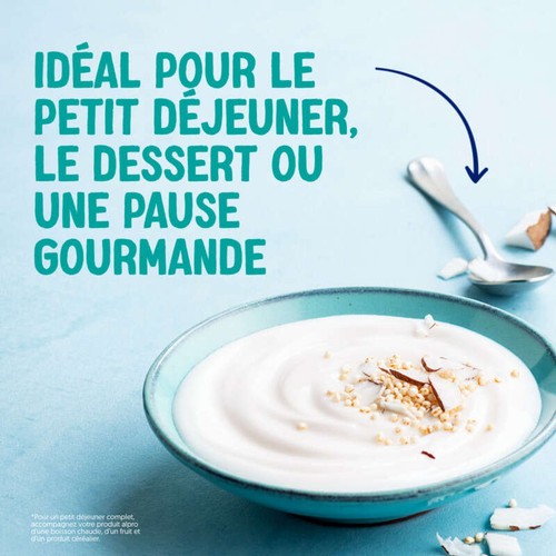 Alpro Dessert Végétal Soja Nature Noix De Coco 500g