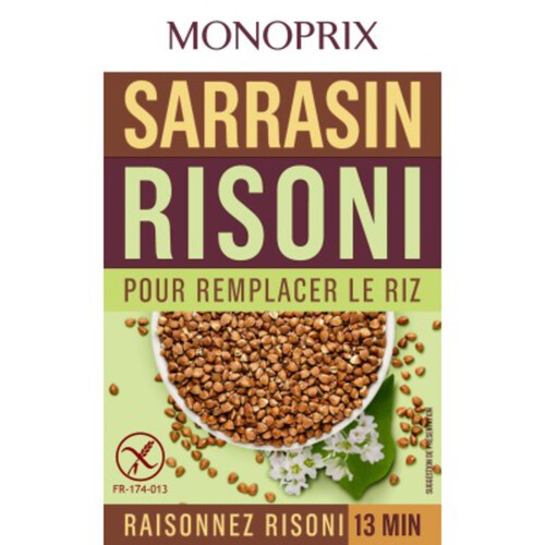 Monoprix Sarrasin Risoni 300g
