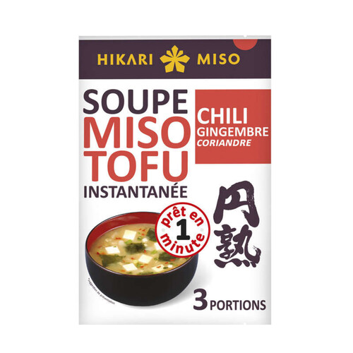 Hikari Miso Soupe Chili Gingembre 59,4G