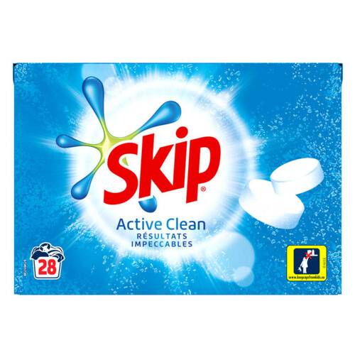 Skip Lessive Tablettes Active Clean 28 Lavages