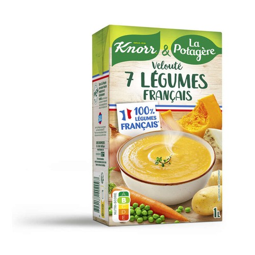 Knorr Soupe Liquide Velouté De Légumes Français 1L