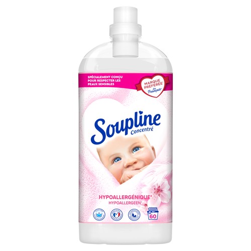 Soupline Adoucissant Hypoallergénique au lait d’amande 1,2L