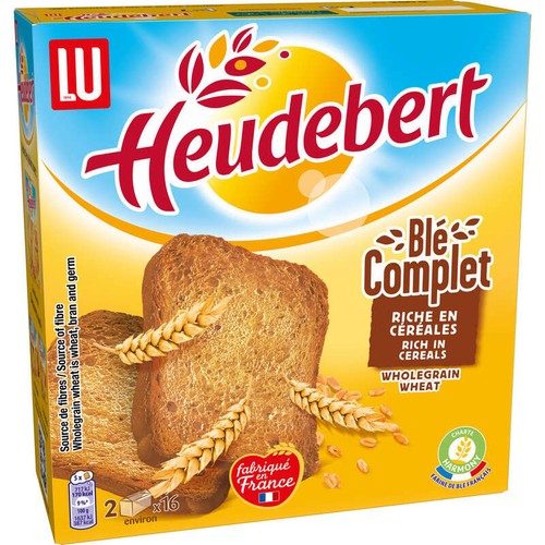 Lu Heudebert Biscottes Blé Complet 280g
