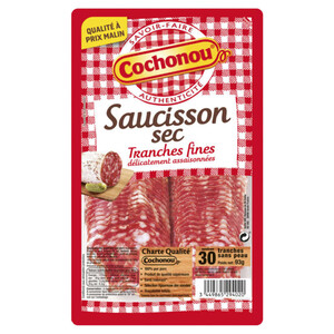 Cochonou Saucisson Sec 30 Tranches Fines 93G