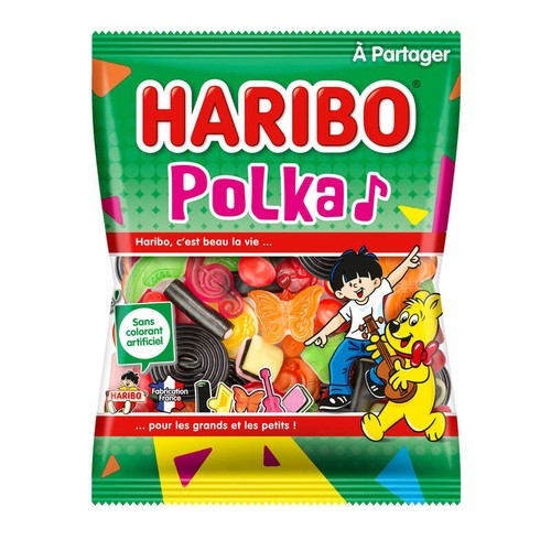 Haribo Bonbons Assortis Polka 300g