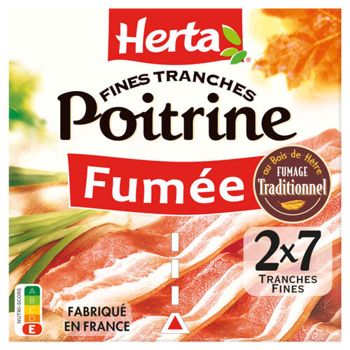 Herta Poitrine fumée 2x100g