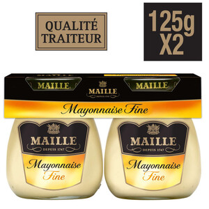 Maille mayonnaise fine qualité traiteur 2x125g
