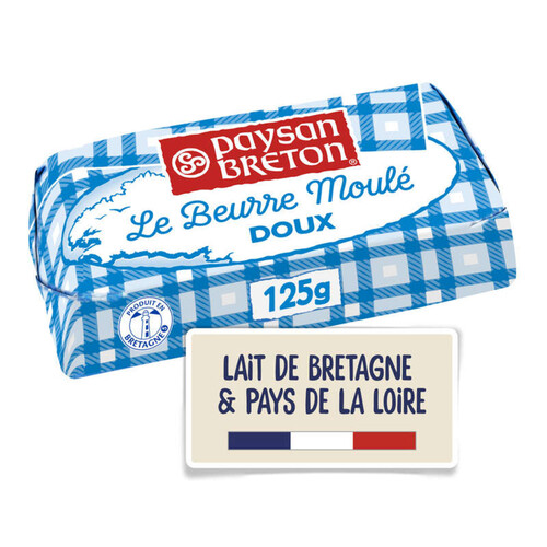 Paysan Breton Beurre Moulé Doux 125g