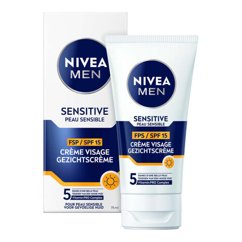 Nivea Men Crème Sensitive Visage SPF15 75ml