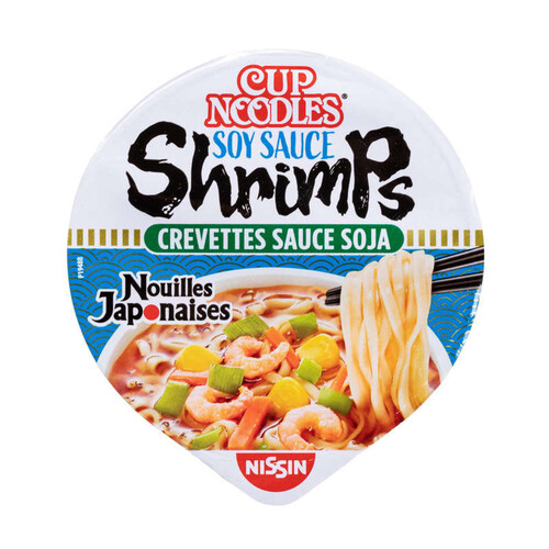 Nissin Cup Noodles Nouilles Japonaises Crevettes Hamayaki 63G
