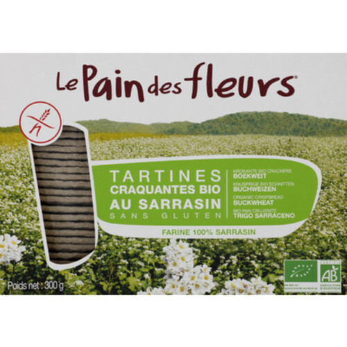 [Par Naturalia] Le Pain Des Fleurs Tartines Craquantes Au Sarrasin Sans Gluten 300G Bio
