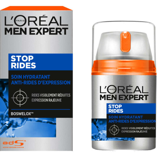 L'Oréal Men Expert Crème Visage Stop Rides Hydratante 50ml