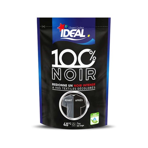 Idéal Teinture textile 100% Noir 400g