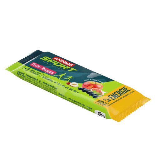 Andros Barre Fruits Rouges 40g