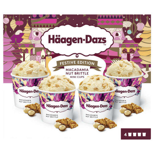 Haagen Dazs Minipot Macadamia Prem 324g