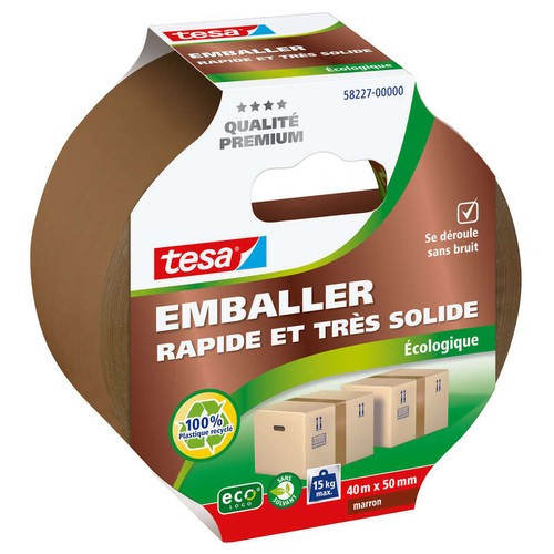 Tesa Ruban Adhésif Pour Carton, Emballage Rapide Et Très Solide
