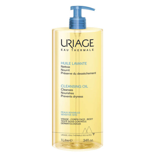 [Para] Uriage Huile Lavante Sans Savon Visage & Corps 1L