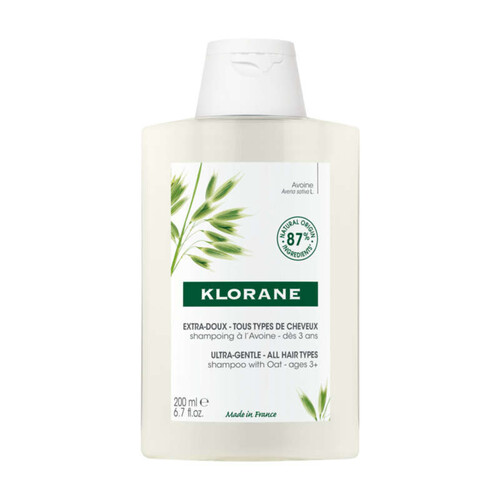[Para] Klorane  Shampoing Extra-doux au lait d’Avoine  200ml