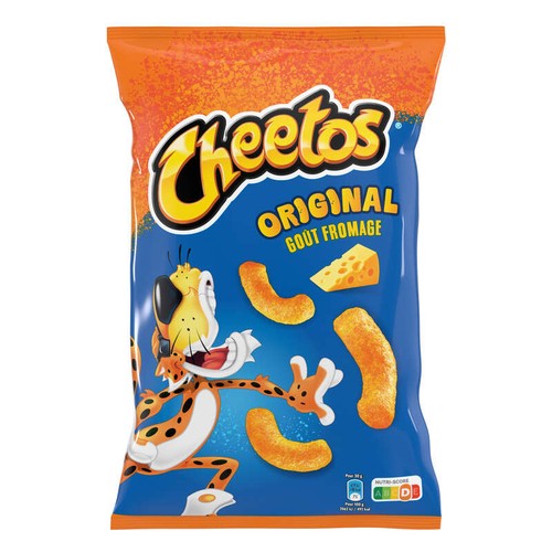 Cheetos Original Biscuits Apéritifs Soufflés Goût Fromage 80g