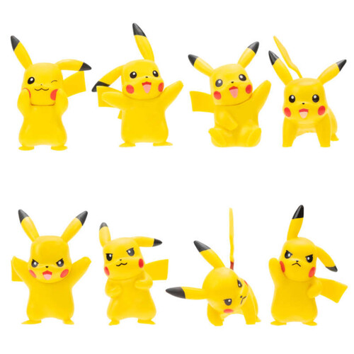 Bandai Pokémon pack 8 figurines Pikachu