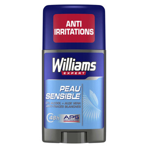Williams Déodorant Homme Stick Peau Sensible 75ml