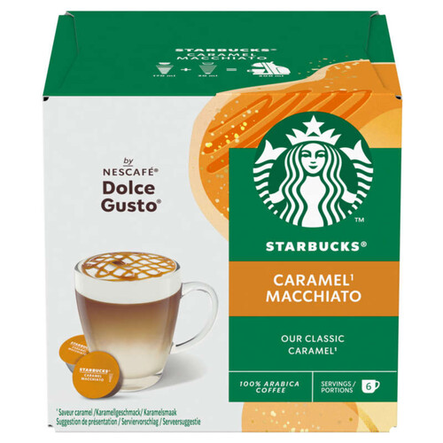 Starbucks By Dolce Gusto Caramel Macchiato (12 Cap) 12 x