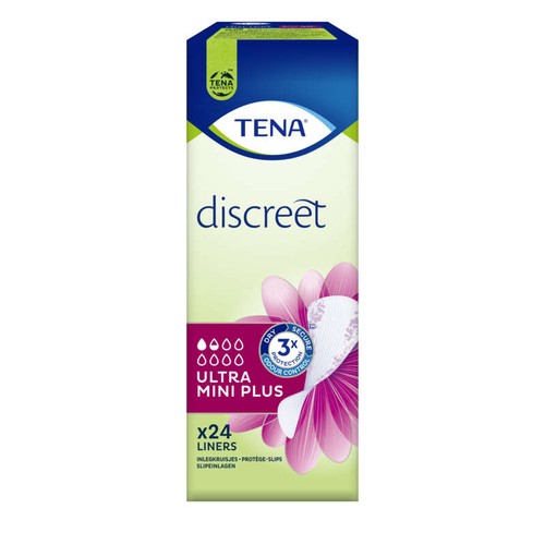 Tena Protège-Slips Discreet Ultra Mini+ X24