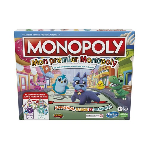 Hasbro Gasming Mon Premier Monopoly Dès 4 ans