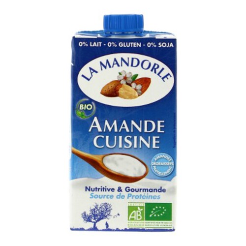[Par Naturalia] La Mandorle Crème D'Amande Pour La Cuisine Bio 25cl