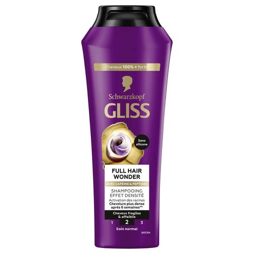 Schwarzkopf Gliss Shampooing full hair wonder 250ml