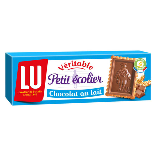 Lu Petit Ecolier Petit Beurre Biscuits nappés au Chocolat au Lait 150g