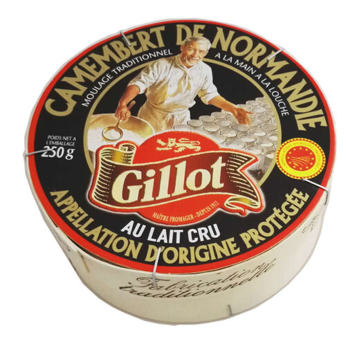 Gillot Camembert AOP au lait cru 250g