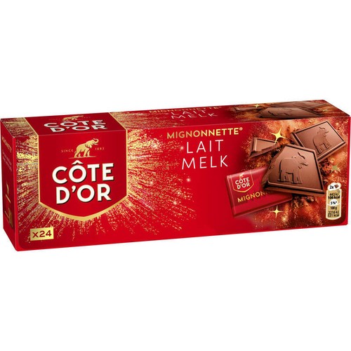 Côte d'Or Mignonnettes Tablette Chocolat au Lait 24x10g
