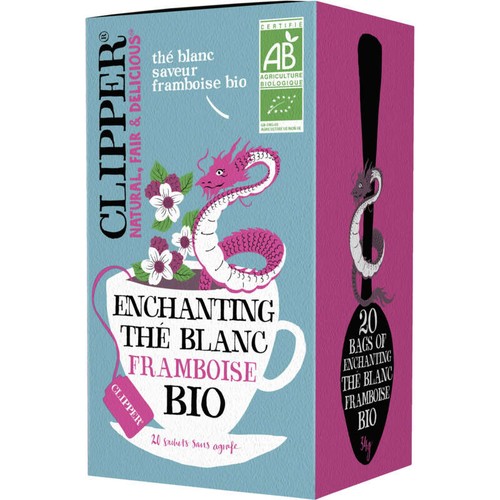 Clipper Thé Blanc Framboise Bio 20 sachets 34g
