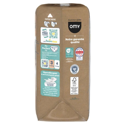 Pampers Harmonie Ed Limitée Taille 3 - 6kg-10kg – x44 Couches