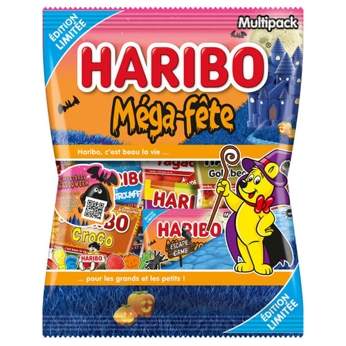 Haribo Assortiment De Bonbons Mega-Fete Halloween 800g