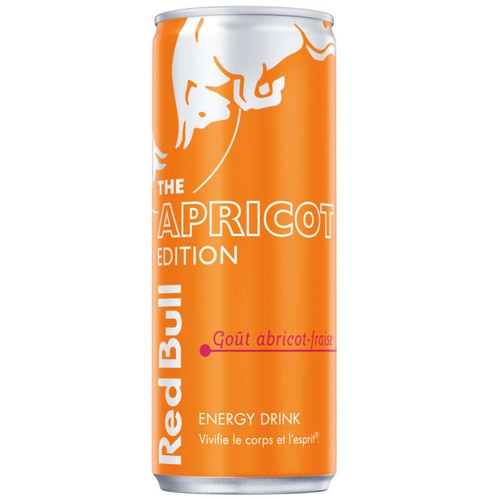 Red Bull Summer Edition Goût Abricot & Fraise 250ml