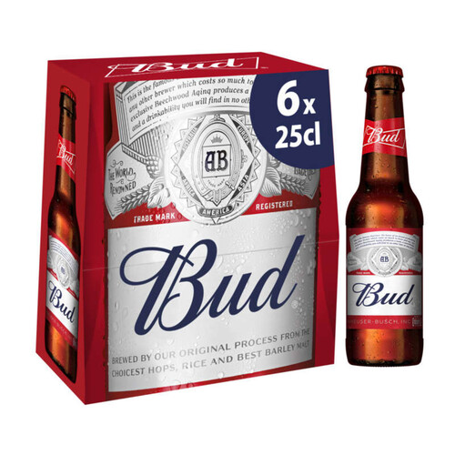 Bud Bière 6x25cl